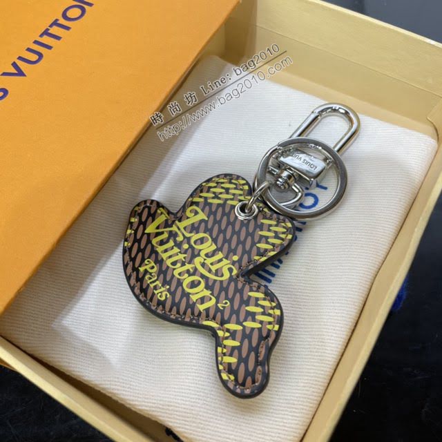 LOUIS VUITTON專櫃新款包包 路易威登Mountain Duck包飾 LV鴨子動物鑰匙扣 MP2716  ydh4085